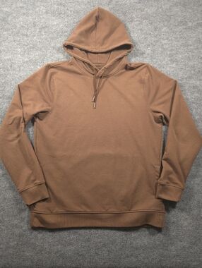 Cuts Clothing Men's L Hyperloop Recliner Hoodie Timber Brown French Terry